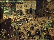 Pieter Bruegel barnlekar painting